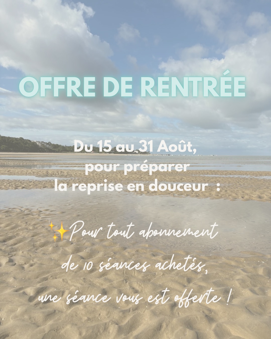 Offre de rentrée Move and Breathe : du 15 au 31 août, une séance offerte pour tout abonnement de 10 séances acheté